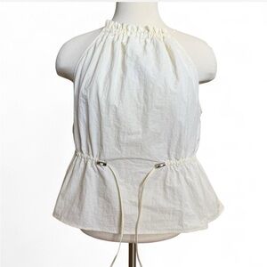 Zara cream Halter Blouse